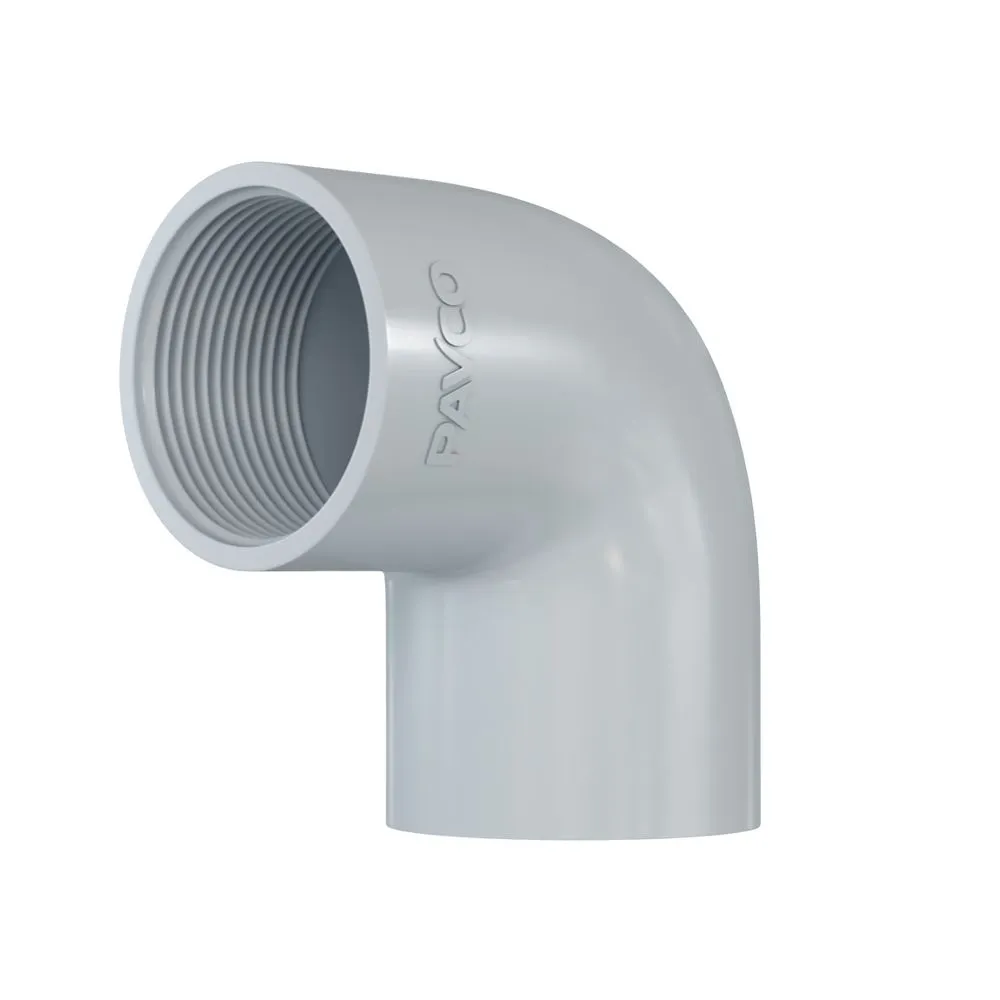 Codo PVC x 90° con Rosca 1″ Pavco