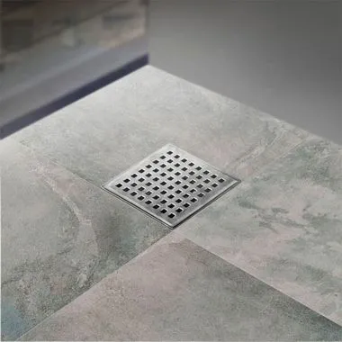 Sumidero Premium Cuadrado de 4″ Metusa