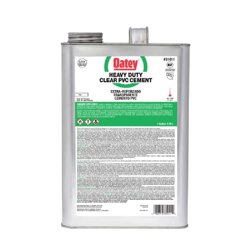Pegamento PVC Heavy Duty Verde 1 Gl Oatey