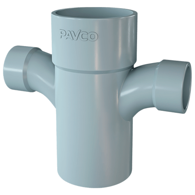 Tee Sanitaria Doble con Reducción PVC SAL 3″ a 2″ Pavco
