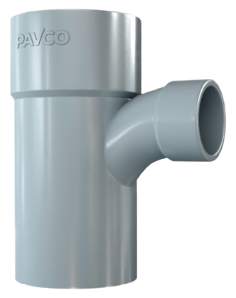 Tee Sanitaria con Reducción PVC SAL 3″ a 2″ Pavco