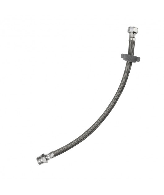 Tubo de Abasto de Vinilo Trenzado 1/2×1/2×40 M-H Metusa