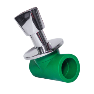 Llave de Paso de Empotrar 20 MM Cromada Rotoplas