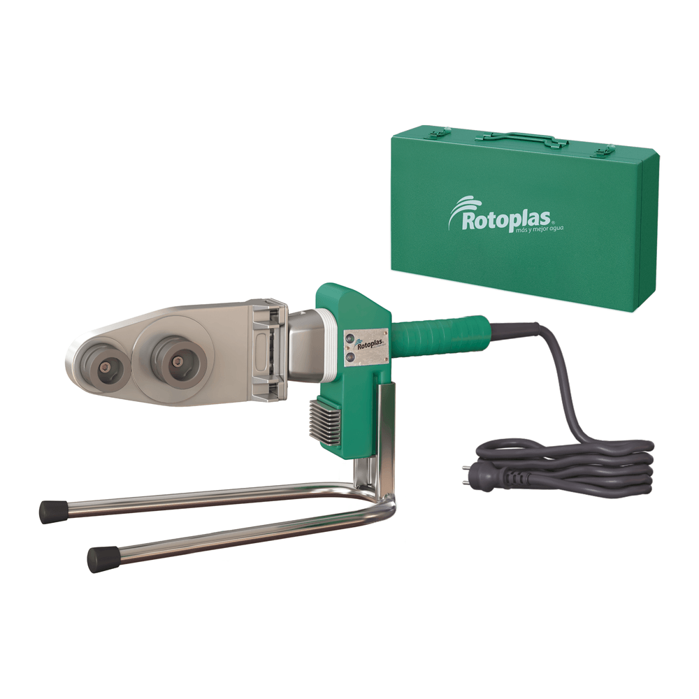 Kit Termofusor 800 W Digital con Boquilla 20 a 63 MM Rotoplas