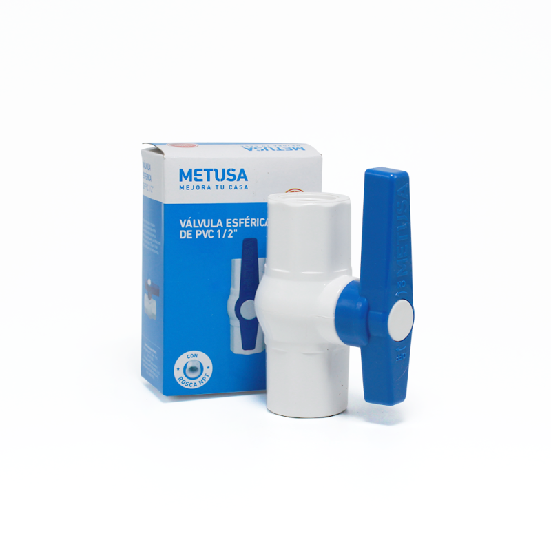 Válvula Esférica PVC 1/2″ S/r Metusa