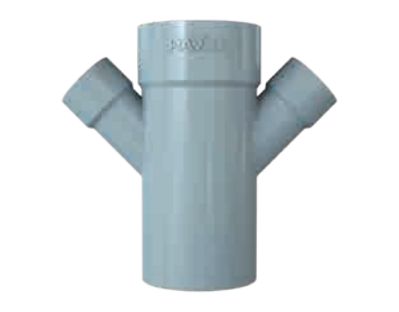 Yee Doble PVC con Reducción SAL 4″ a 2″ Pavco